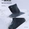 Waterproof Non-Slip Rain Boots: Thickened Silicone Shoe Covers for Men, Women, and Kids - Wear-Resistant, High-Top Design for Rainy Days.