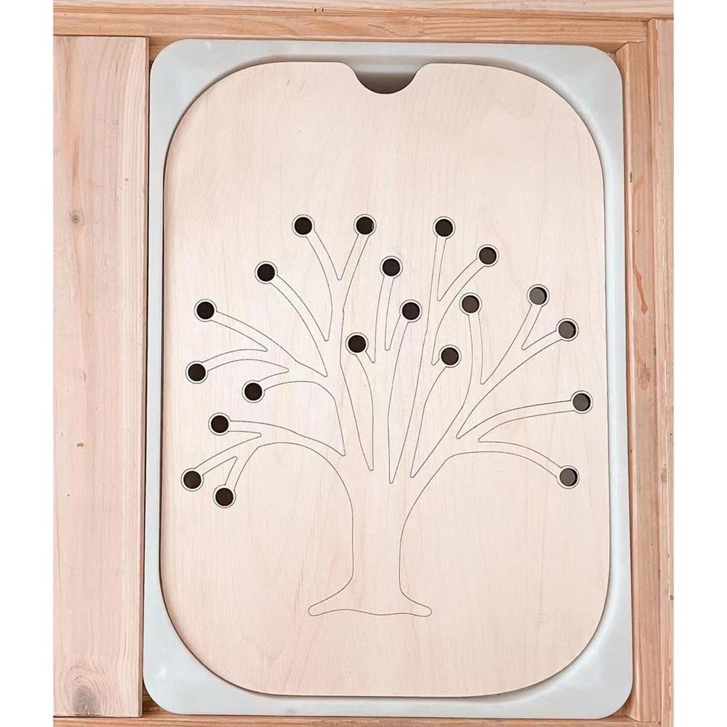 Children's Wooden Sensory Tray Game: Parent-Child Interactive Early Learning Toy
