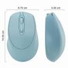 PiMivco Wireless Bluetooth Mouse with 3 DPI Compatible with and Android Mouse, Mouse, Rechargeable, Quiet, Dual-Mode 2.4GHz, 4-Button Settings,