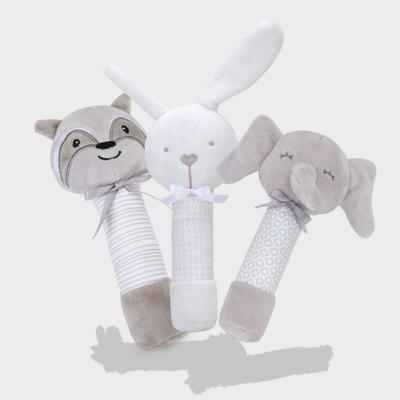 Bebek Çıngırak Oyuncak Sevimli Karikatür Tilki Tavşan Fil Yumuşak El Çanı Duygusal Rahatlık Duyusal Oyuncaklar Hayvan Bebek Çıngırak Bebek Sürükleyici Oyuncak Erkek Kız Hediye