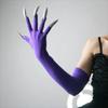 Lange Nägel Handschuhe Elastische Pfoten Armhandschuhe Für Punk Outfit Kostümpartys Abendveranstaltung Anzieh Zubehör Armschmuck