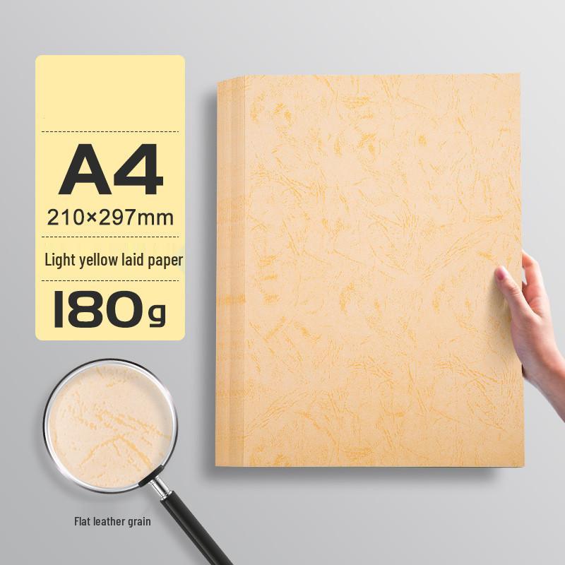 A3 Embossed Leather Grain Cardstock - Blank Colored Paper for DIY, Crafts, and Drawing