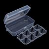 8 Grids Eggs Box Case Shockproof Egg Holder Kitchen Container Case Transparent Organizer For Outdoor Camping Picnic