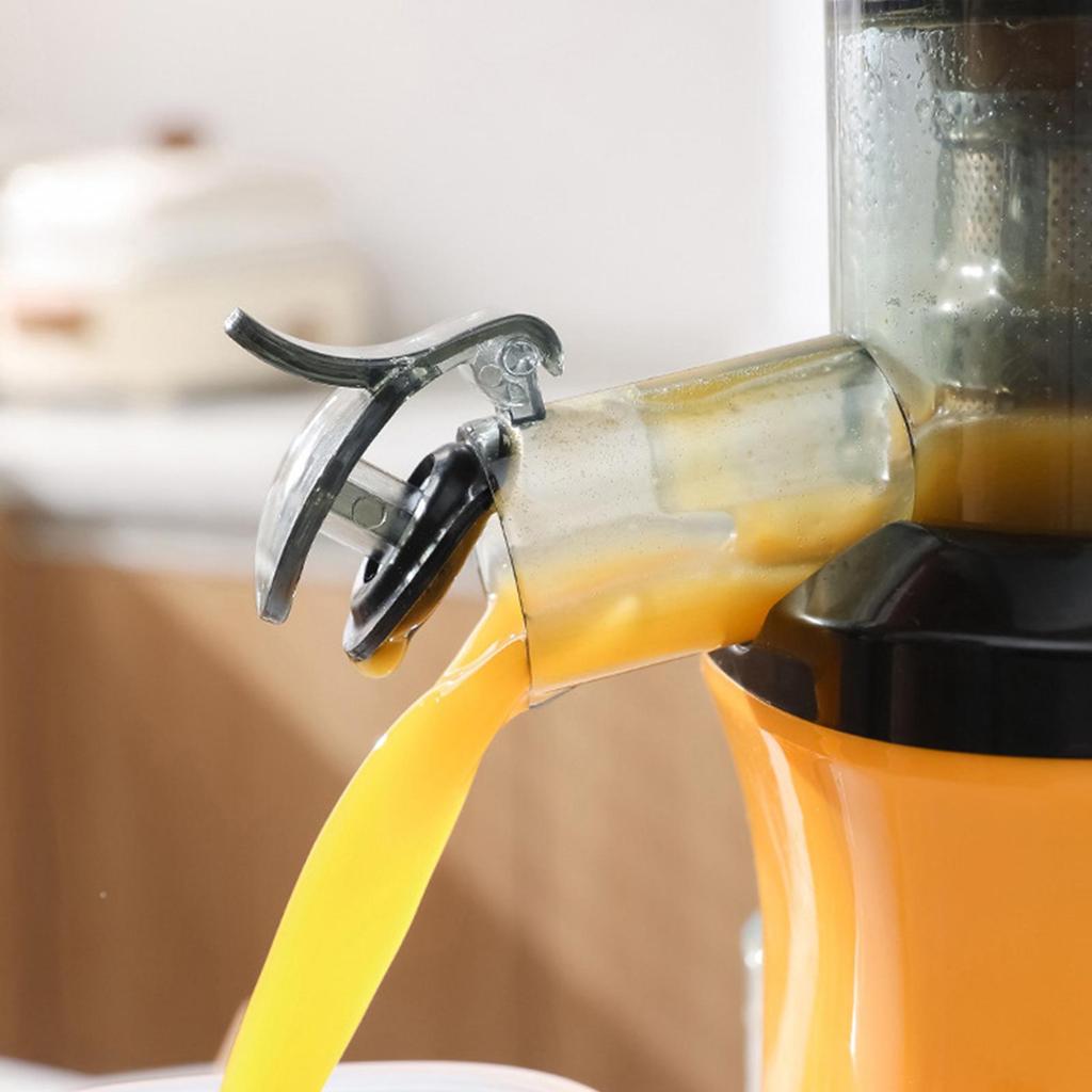 Slow Masticating Juicer Easy to Clean Large feed Slot for Sport Travel Orange