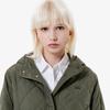 Lacoste Women's Hooded Quilted Long Jumper BF654E-55NE9F