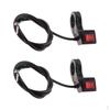 2x Handlebar Position SPDT Switch Motorcycle Electric Bike Black