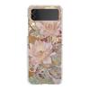 Transparent Phone Case For Samsung Galaxy Z Flip 3 4 5 6 7 Hard Folding PC Z Flip3 Flip4 Cover Flower Cute Fairy Fish Painting
