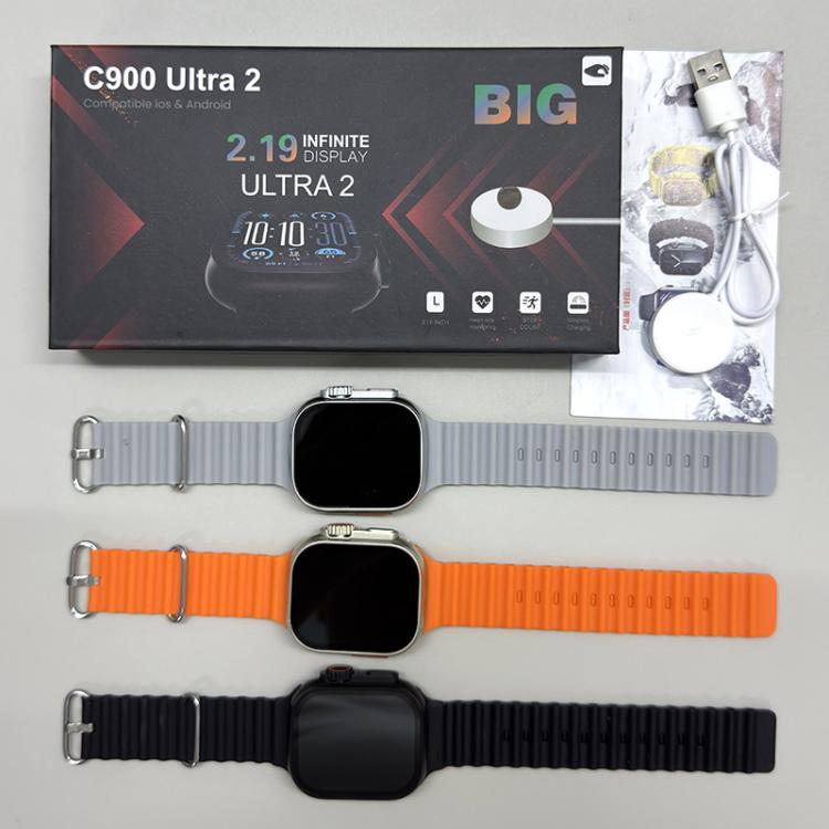 C900 Ultra2 2,09palcový TFT displej BT chytré hodinky Podpora gesta pro přijetí hovoru
