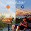 Solar LED String Lights Waterproof , Remote Control, Dimmable,Solar Powered Indoor/Outdoor Lighting for Garden, Porch, Patio, Balcony