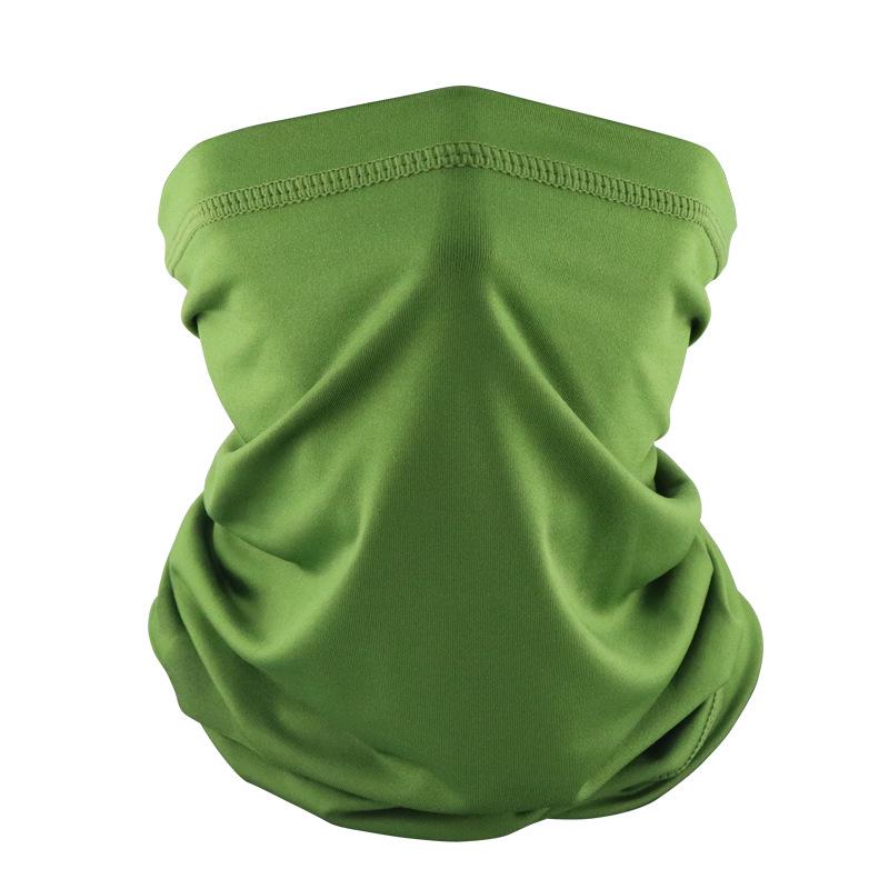 Men's Camouflage Ice Silk Neck Gaiter: Versatile, Breathable Sun Protection Headscarf for Outdoor Cycling
