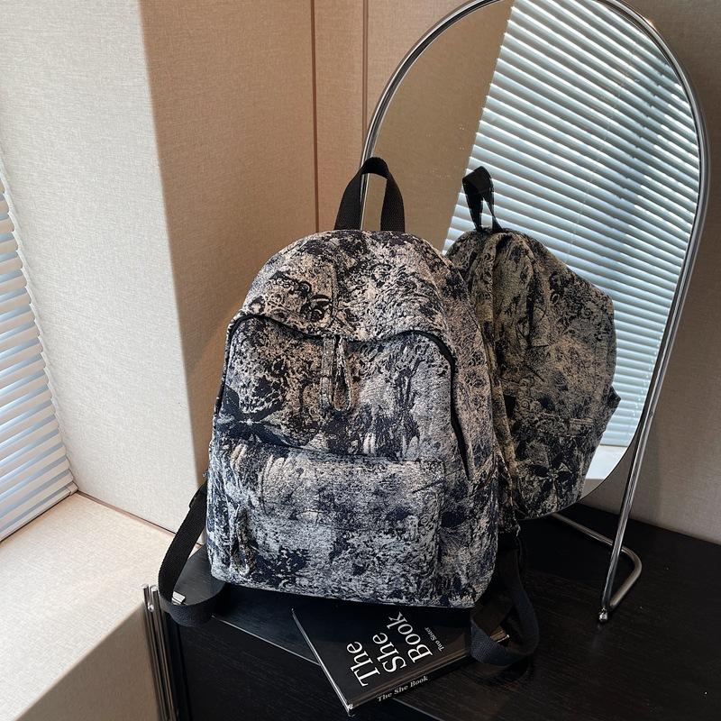 

Женский рюкзак большой вместимости, новый, для отдыха, студенческий, школьный, с чувством стиля, легкий, для путешествий синий