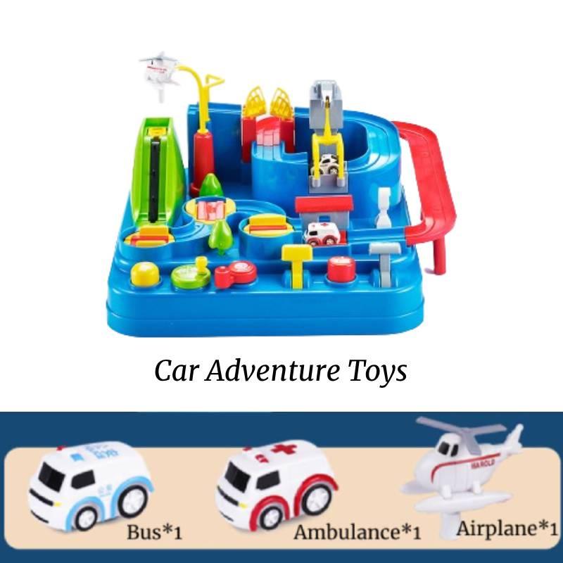 Exciting Inertia Sliding Adventure Track Car Toy For Children Popular Educational Early Learning Toy