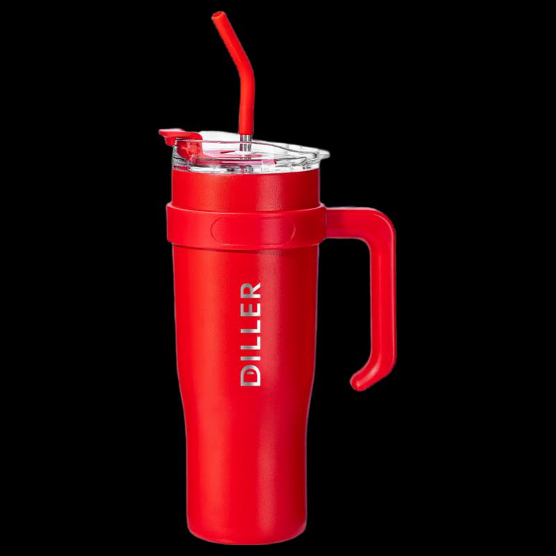 DILLER Han Xing 1200ML Stainless Steel Insulated Straw Cup