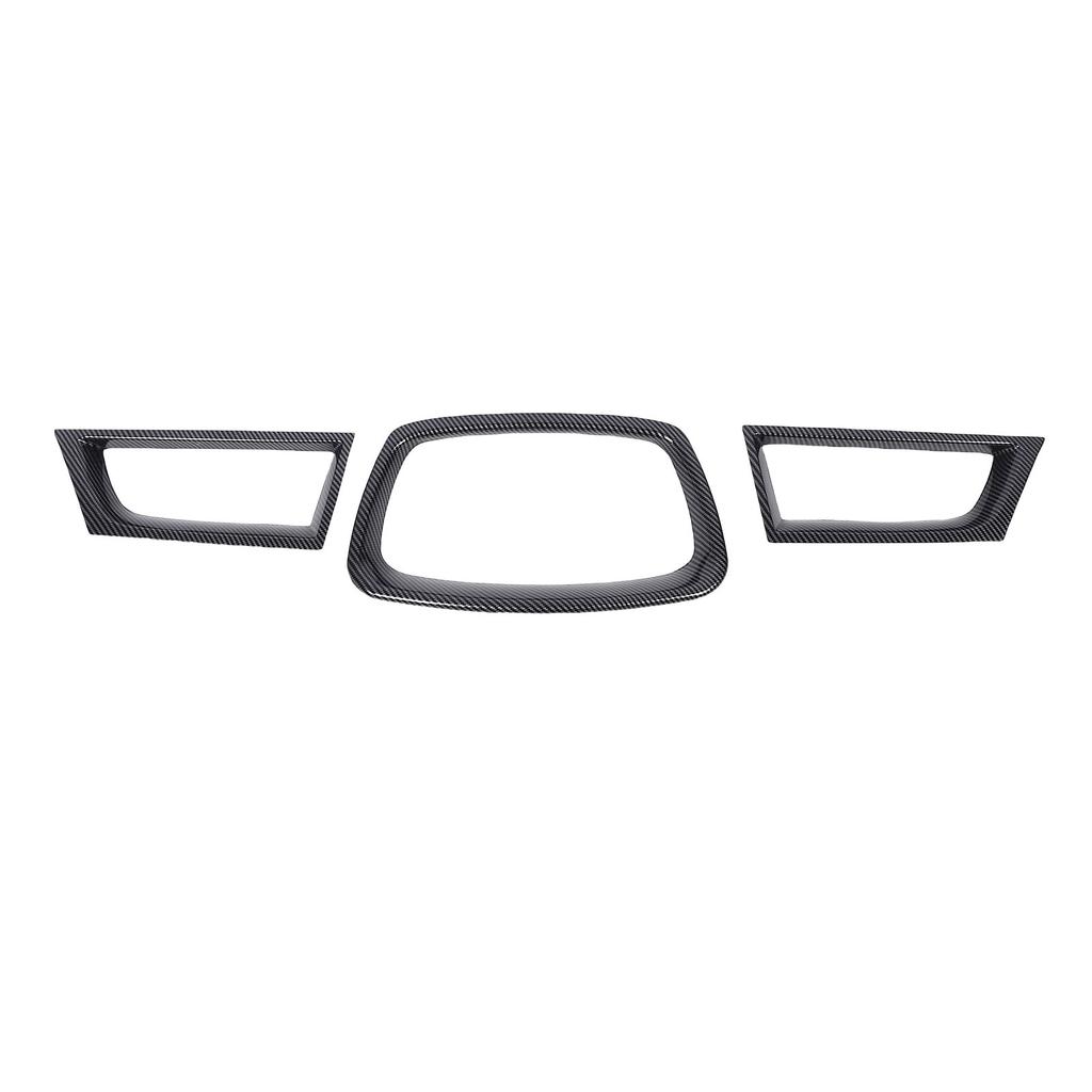 3 PCS Front Grille Overlay Cover Decorative Front Grille Surround Trim Replacement for       9th Generation 2006-2007