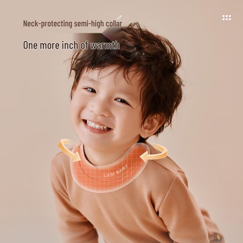 Laby Children's Thermal Mock-Neck Long Sleeve Base Layer
