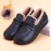 Fashion Winter Women Fur Shoes Warm Low Top Leather Furry Flats Loafers Fluffy Home Cotton Shoes Female Casual Comfortable Plush Shoes