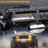 Slim 10'' 20inch LED Work Light Bar 12V 24V White Yellow Driving Fog Light for Jeep Trucks ATV Off Road 4x4 with Cable Remote