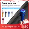 BWG1 2025 Hot 4pcs Car Door Lock Knob Pull Pins Aluminum Interior Security For Mercedes Benz AMG A C E S G Class W201 W210 W108 W204