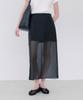 Notia Sheer Long Skirt - Black