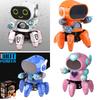 White/Pink/ Orange/ Blue Dancing Walking Robot Electric Dancing Robots for Kids Toddlers Boys & Girls Music Robot