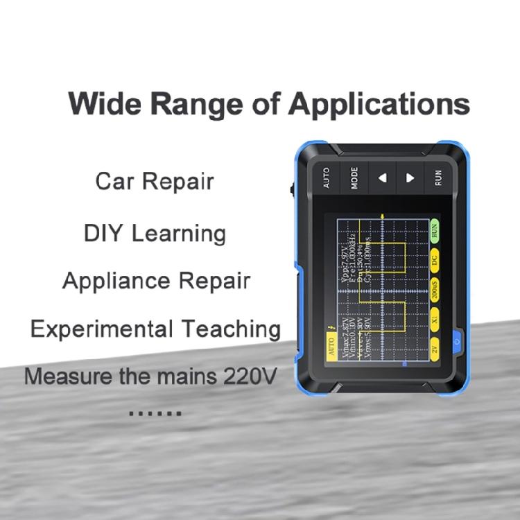 High-performance Mini Digital Oscilloscope 2.4Inch LCD-Display 2.5MS/-s Sampling