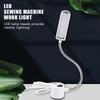 LED Sewing Machine Light Flicker Free Bright Beads Flexible Gooseneck for Daily Sewing Mending Tasks