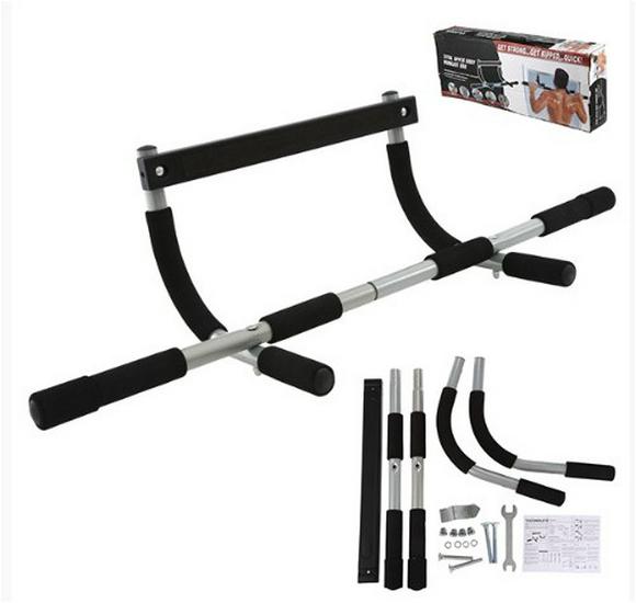Indoor Door Frame Pull-Up Bar - Home Fitness Wall Trainer Equipment