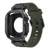 Armband+Hülle für Apple Watch Band Ultra 2 49mm 44mm 45mm TPU Schutzhülle Abdeckung Silikonarmband für IWatch Serie 9 8 7 6 5 4