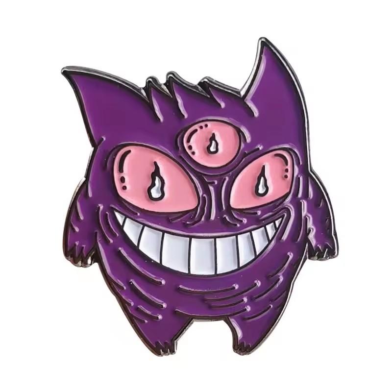 Japanese Anime Pokemon Enamel Pin Lapel Pins for Backpack Brooches On Clothes Briefcase Badges Metal Jewelry Accessories