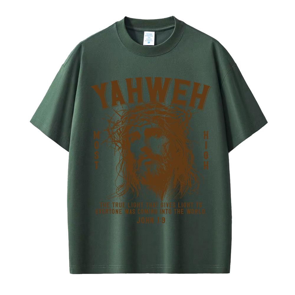 Christian Religious Yahwen Jesus Graphic T Shirts Unisex Unisex Fashion Vintage Summer Tshirts Oversized 100 Cotton Casual Tshirt