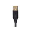 Monoprice USB 3.0 Premium Extension Cable - Type-A Male to Type-A Female, Braided Nylon Jacket, 3 Feet, Black