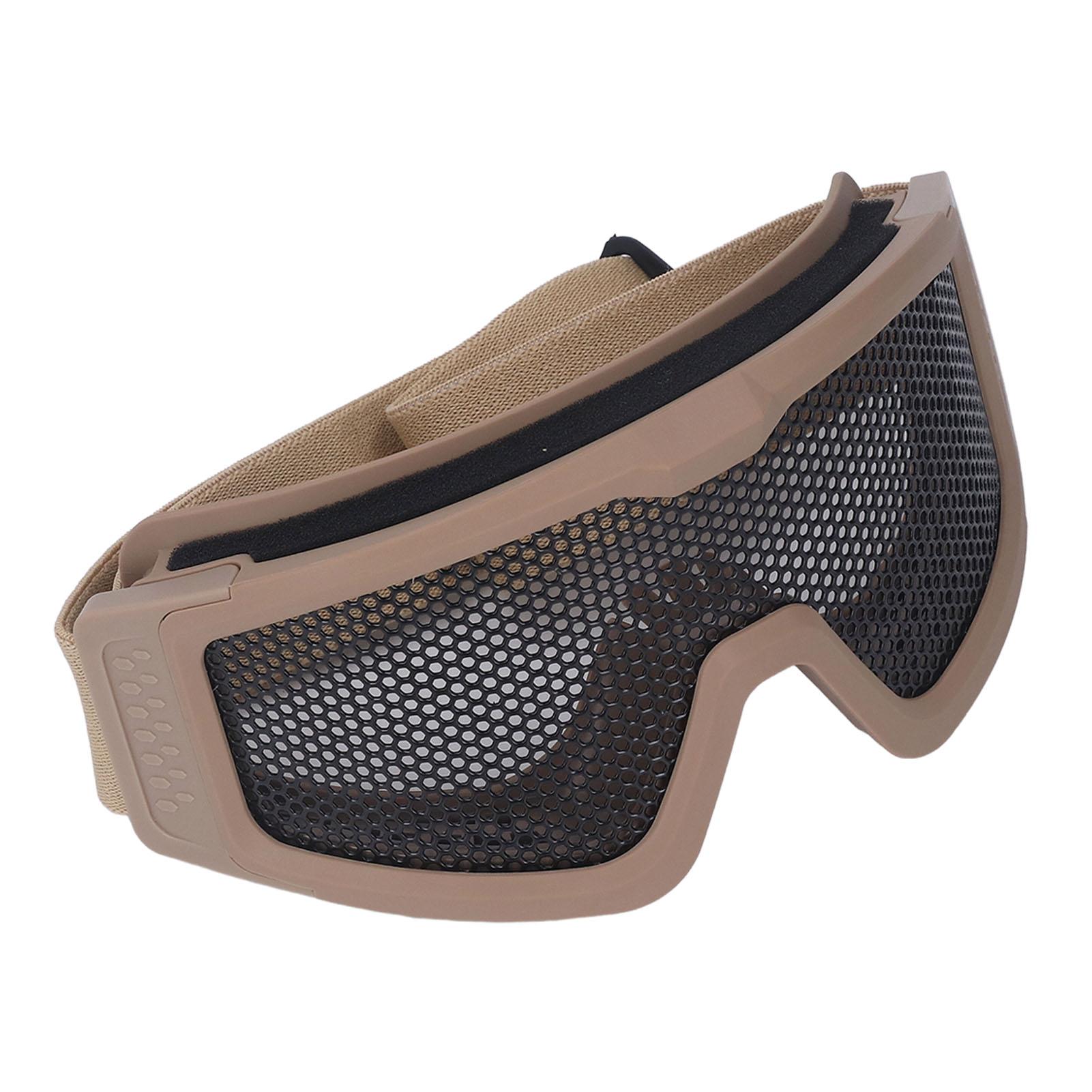 

Защитные очки Дышащие Ударопрочные Железная сетка С узором Ветро- и пескозащитные для военных CS