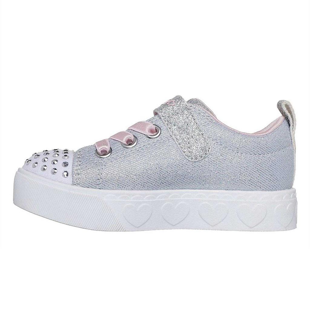 Skechers Girls Twinkle Toes Glitter Light Up Trainers