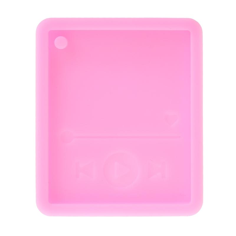 DIY Jewelry Pendant for Key Chain MoldMusic Player Keychain Resin Mold Silicone Mould DIY Polymer Clay Crafts UV Epoxy M