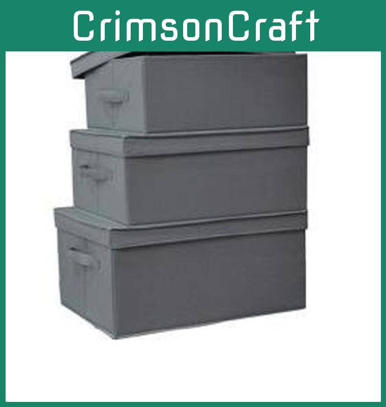 Cloth Oxford Storage Bench With Foldable Design For Living Organization Room