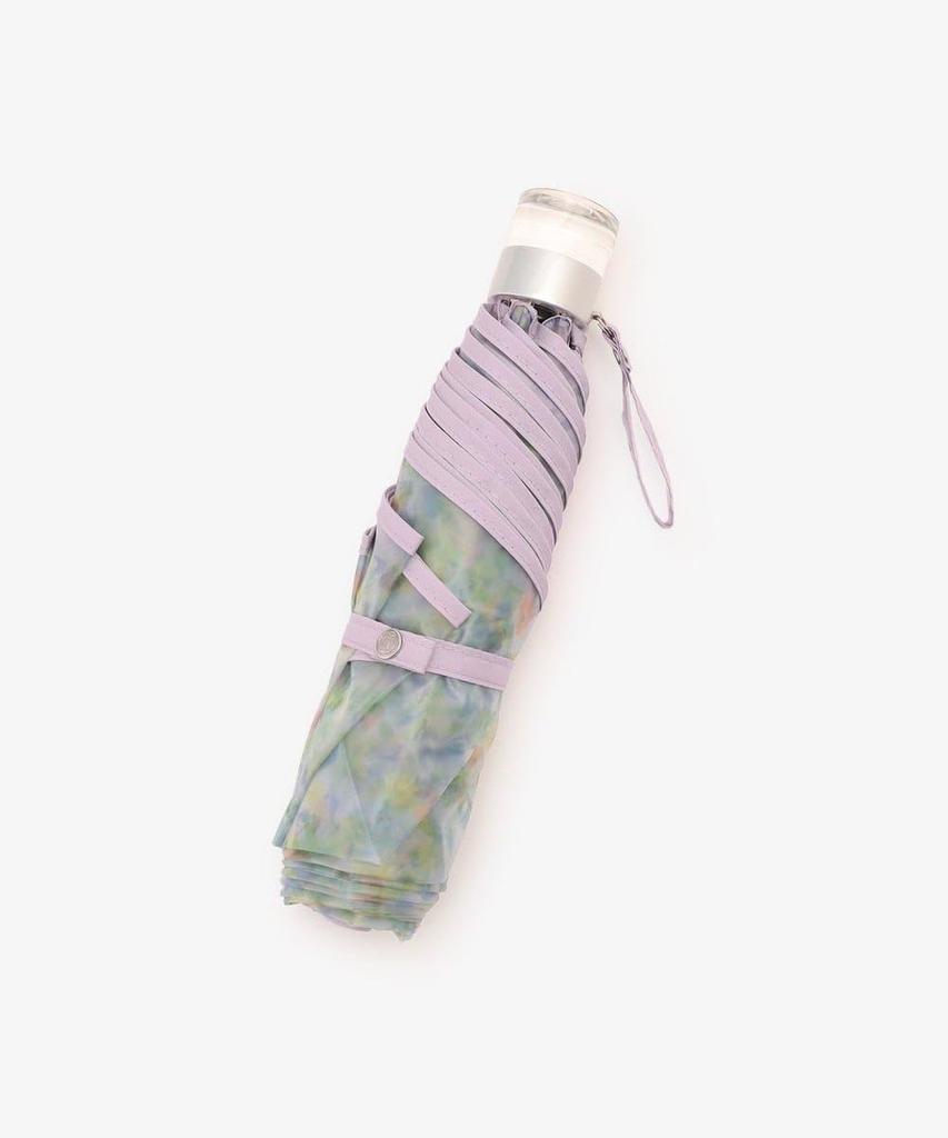 Afternoon Tea Living Folding Umbrella Small Flower Clear Folding Purple JM94, Umbrella,