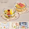 ZISIZ Round Glass Microwave Lunch Box