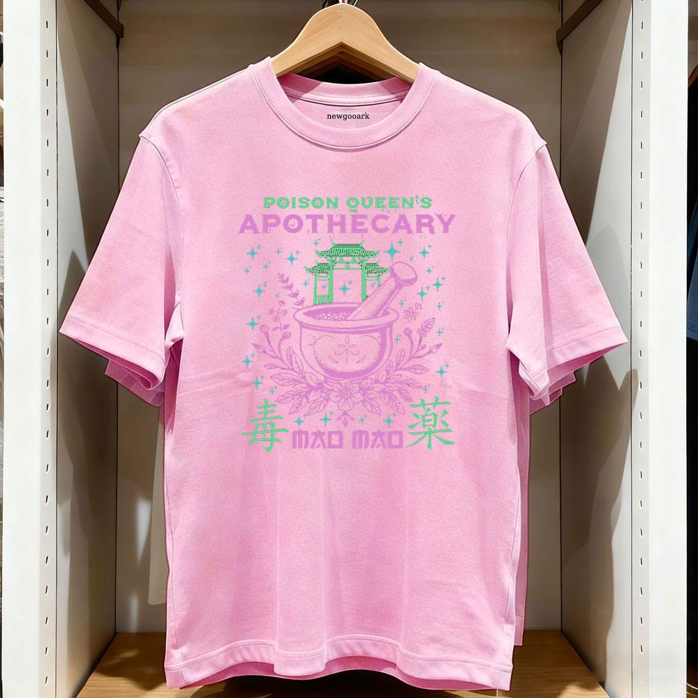 Mao Maos Apothecary Medicine Classic TShirt Harajuku Anime Women Unisex Vintage Printed Tshirt Cotton Oneck Adult Tops