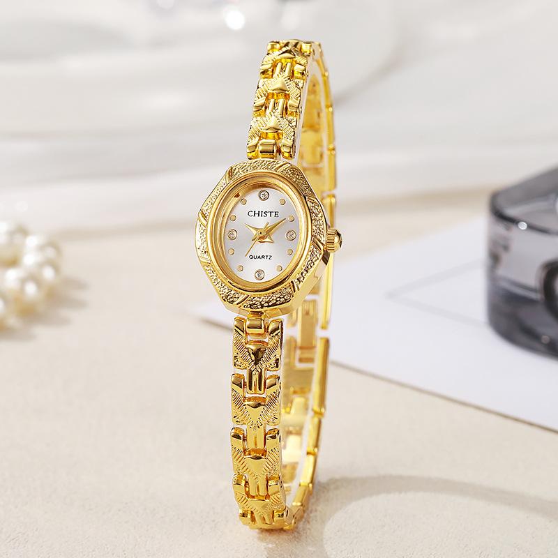 

Высококачественные Роскошные Кварцевые Часы Золотой Браслет Наручные Часы Женские Часы Мода Женские Часы Reloj Mujer Relógio Feminino