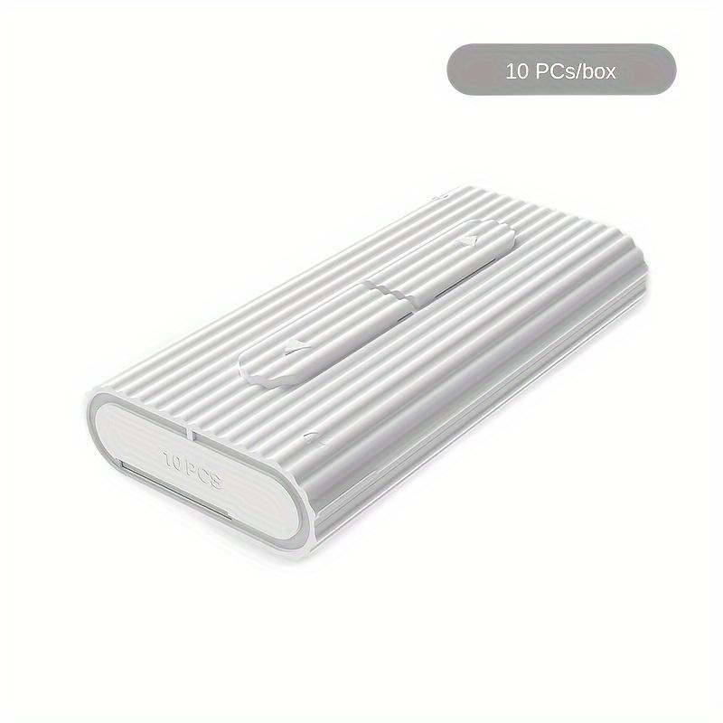 10pcs/box Reusable Dental Floss Stick With Portable Automatic Floss Dispenser Box Toothpick Fine Flosser For Travel