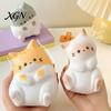 Nervousness Relief Toy Stress Cartoon Cat Soft Stretchy Fat Kitten Squeeze Relaxation Anxiety Reduction Animal Sensory Party Favors Gadget