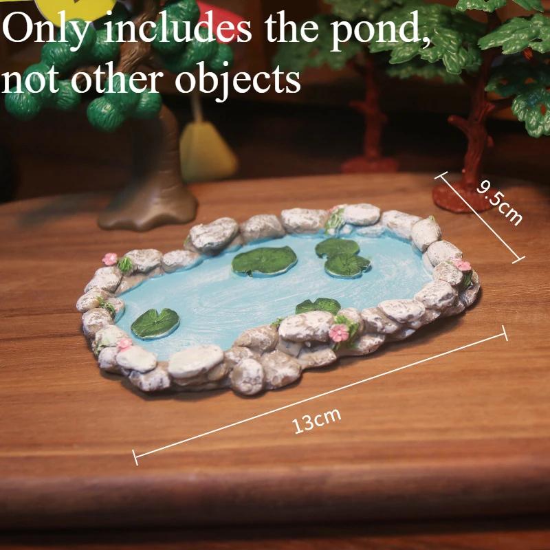 Creative Micro Landscape Gardening Garden Tree Stump Swing Decoration Ornament Resin Succulent Flowerpot Decoration Ornament
