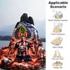 1pc Chivas Soccer Triumph Celebration Flannel Blanket Soft Warm Throw Blanket for Bedroom Living Room Bed Travel Camping Picnic Gift. MT7160187