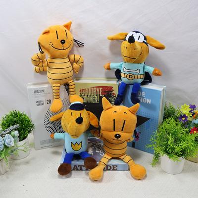 New Detective Dog Adventure Series Dog Man's Plush Toys Anime Peripheral Dolls