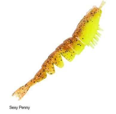 Zman Esca morbida Shrimpz 3,5 pollici 4/confezione Sexy Penny (1468)