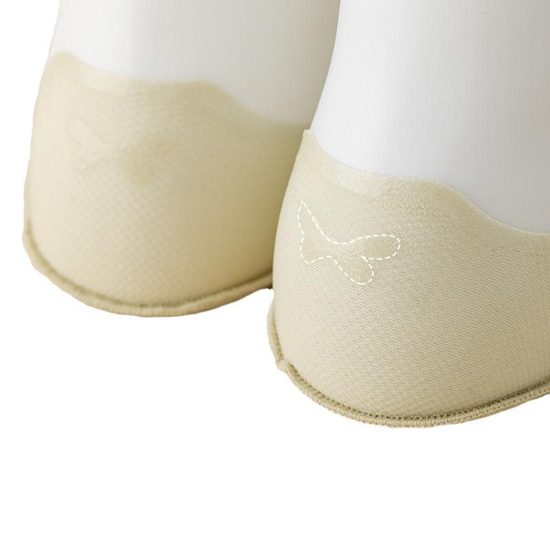 Women's Summer Ice Silk No-Show Socks - Thin, Non-Slip, Low-Cut, Mesh High Heel Socks