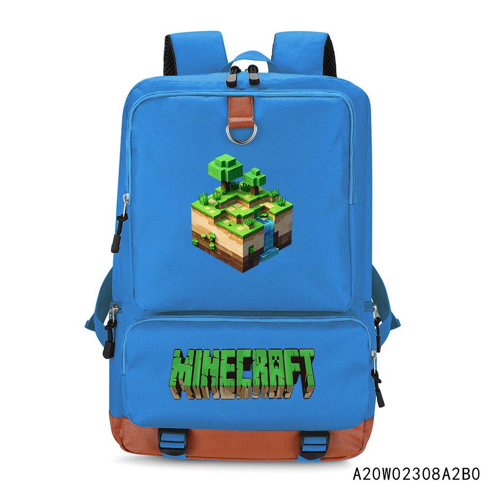My World Bag Game Merchandise Student Bag Large Capacity Printing Backpack Computer Bag Backpack