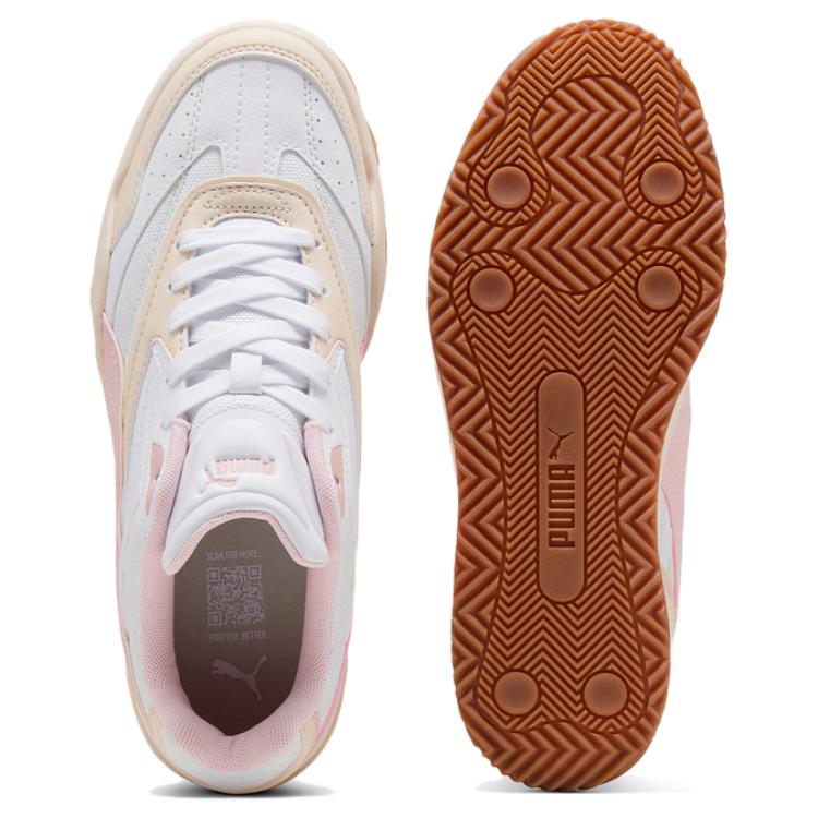 Puma Tifosi Comfortable Versatile Durable Low-Top Skate Shoes Unisex Sneakers Pink White 402616-06