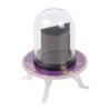 UFOS Weather Clock WiFi Synced Nixies Tube Digital Alarm Clock with IPS Screen Time Bitcoins/Stock/Forex/Gold Tickers