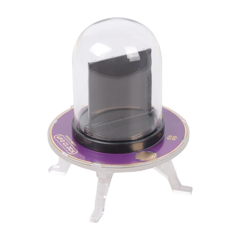 UFOS Weather Clock WiFi Synced Nixies Tube Digital Alarm Clock with IPS Screen Time Bitcoins/Stock/Forex/Gold Tickers